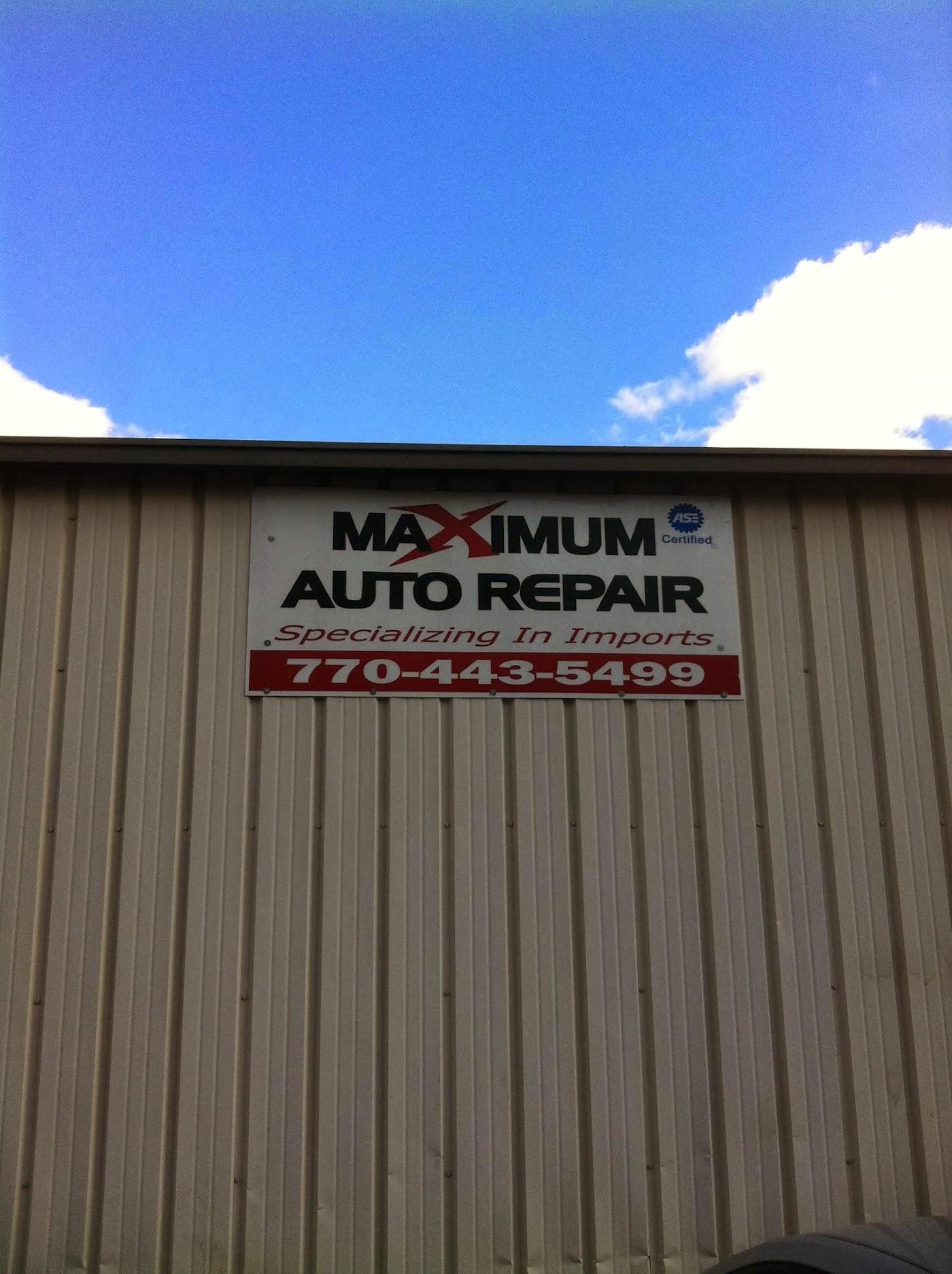 Inside Maximum Auto Repair