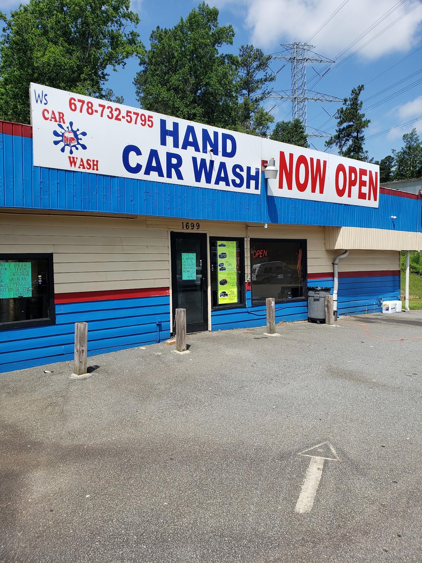 Inside WS Hand Car Wash
